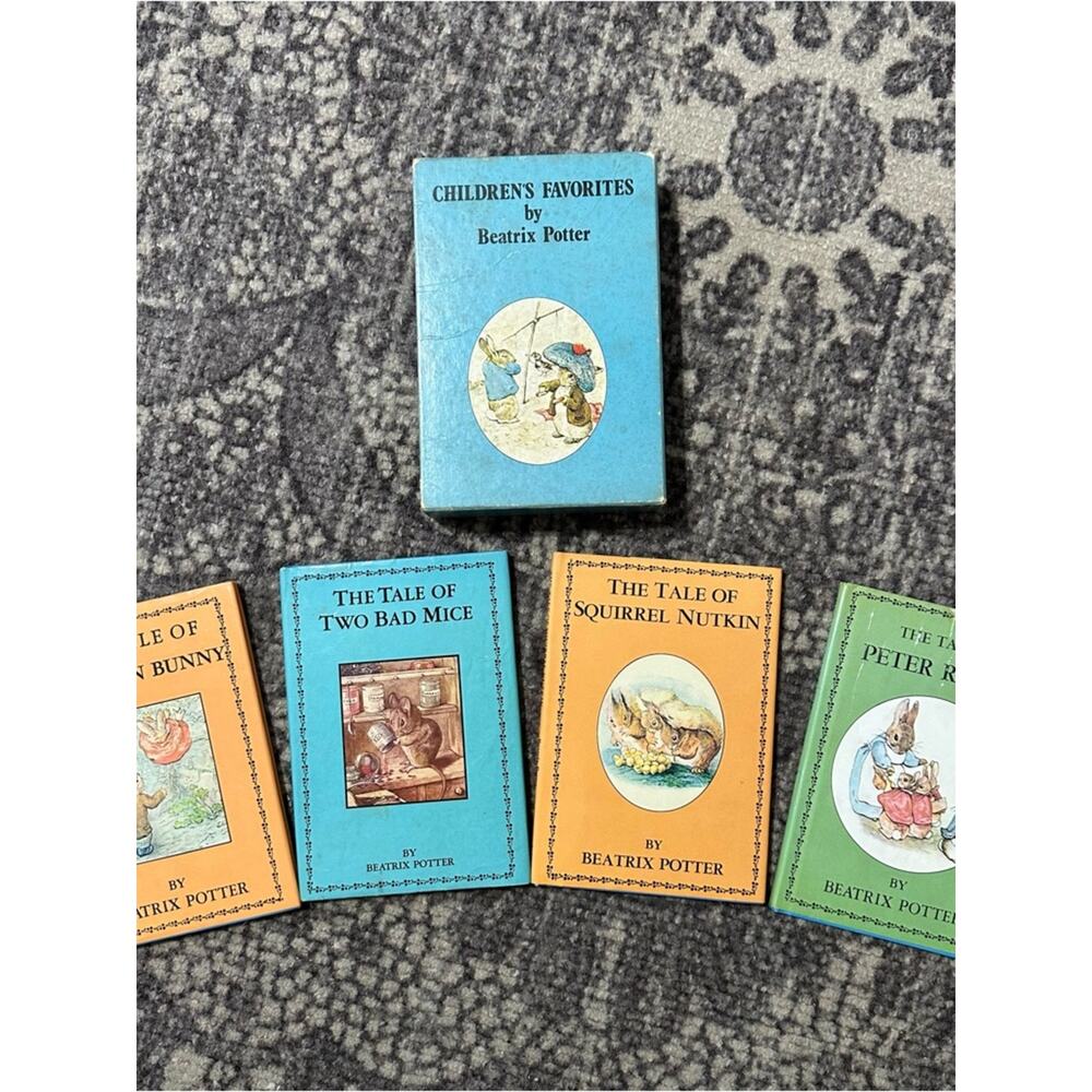 Children's Favorites Beatrix Potter 4 Boxed Collection 1988 Vintage Book Series